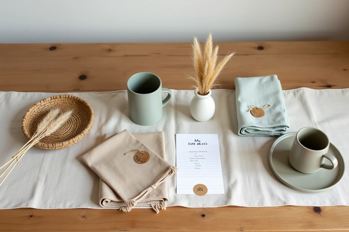 Flat lay d'achats Zara Home avec réductions et accessoires déco tendance pour 2026